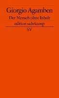 Giorgio Agamben - Der Mensch ohne Inhalt, Häftad