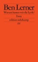 Ben Lerner - Warum hassen wir die Lyrik?, Häftad