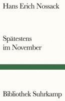 Hans Erich Nossack - Spätestens im November, Häftad
