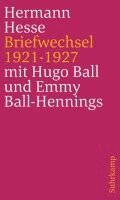 Hermann Hesse, Hugo Ball, Emmy Ball-Hennings, Bärbel Reetz - Briefwechsel 1921 bis 1927, Häftad