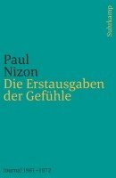 Paul Nizon, Wend Kässens - Die Erstausgaben der Gefühle, Häftad
