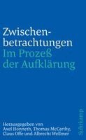 Axel Honneth, Thomas Mccarthy, Claus Offe, Albrecht Wellmer - Zwischenbetrachtungen, Häftad