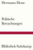 bokomslag Politische Betrachtungen