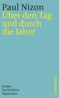 Paul Nizon - Über den Tag und durch die Jahre, Häftad