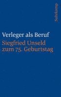bokomslag Verleger als Beruf