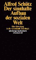 bokomslag Der sinnhafte Aufbau der sozialen Welt