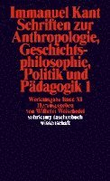 Schriften zur Anthropologie I, Geschichtsphilosophie, Politik und Pädagogik 1