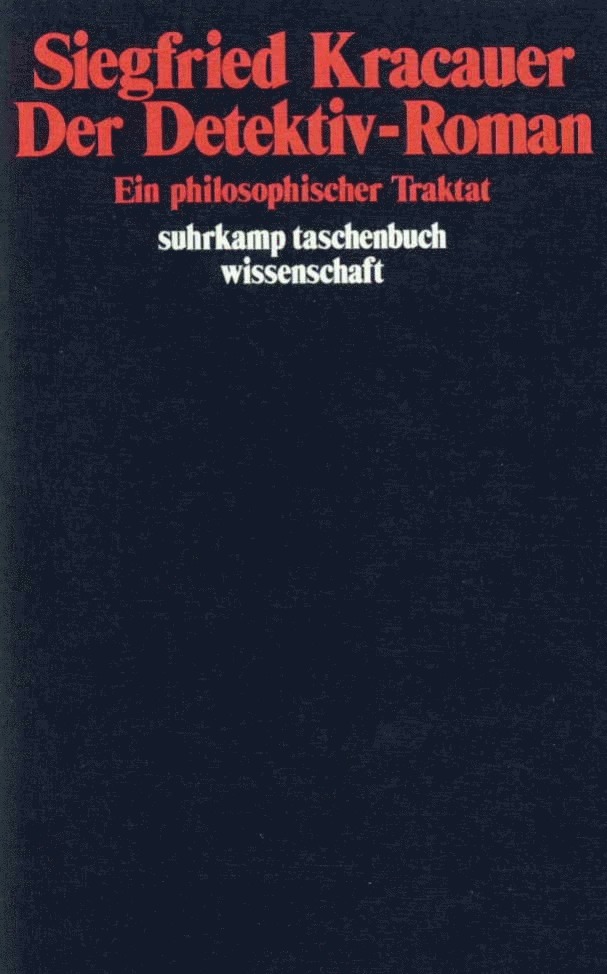 Siegfried Kracauer - Der Detektiv - Roman, Häftad