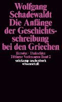 bokomslag Die Anfänge der Geschichtsschreibung bei den Griechen