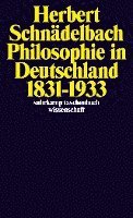 bokomslag Philosophie in Deutschland 1831 - 1933