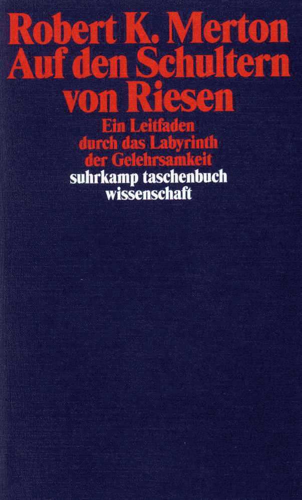 Robert K. Merton - Auf den Schultern von Riesen, Häftad