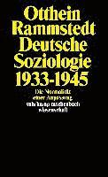 bokomslag Deutsche Soziologie 1933 - 1945