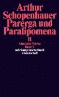 bokomslag Parerga und Paralipomena II. Kleine philosophische Schriften