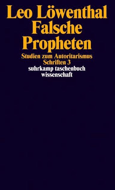 Leo Löwenthal, Helmut Dubiel - Schriften. 5 Bände, Häftad