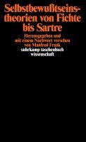 Manfred Frank - Selbstbewußtseinstheorien von Fichte bis Sartre, Häftad