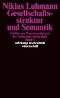 Niklas Luhmann - Gesellschaftsstruktur und Semantik, Häftad