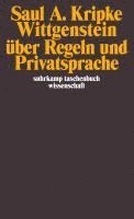 bokomslag Wittgenstein über Regeln und Privatsprache