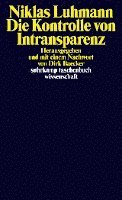 Niklas Luhmann, Dirk Baecker - Die Kontrolle von Intransparenz, Häftad