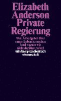 Elizabeth Anderson - Private Regierung, Häftad