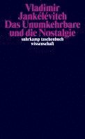Vladimir Jankélévitch - Das Unumkehrbare und die Nostalgie, Häftad