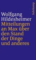 Wolfgang Hildesheimer - Mitteilungen an Max über den Stand der Dinge und anderes, Häftad