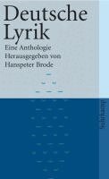 Hanspeter Brode - Deutsche Lyrik, Häftad