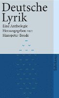 bokomslag Deutsche Lyrik