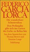 bokomslag Die wunderbare Schustersfrau. Don Perlimpin gibt sich im garten der Liebe zu Belisa hin