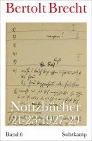 Bertolt Brecht, Martin Kölbel, Peter Villwock - Notizbücher 21-23, Häftad