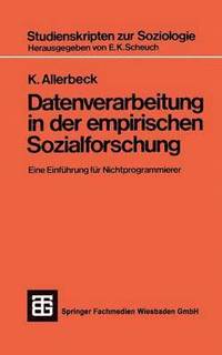 bokomslag Datenverarbeitung in der Empirischen Sozialforschung