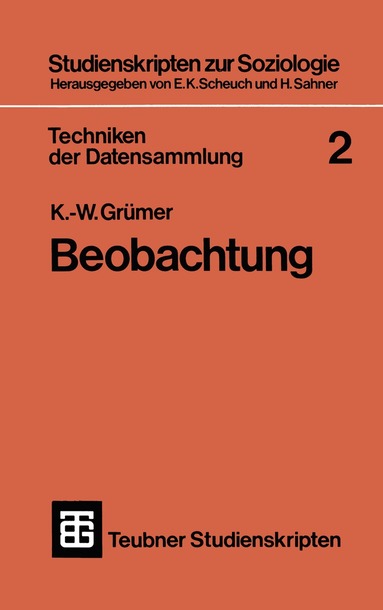 K.-W. Grümer - Techniken der Datensammlung 2, Häftad