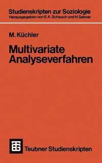 bokomslag Multivariate Analyseverfahren