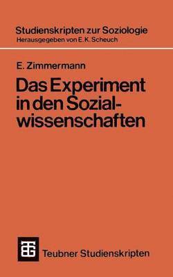Das Experiment in den Sozialwissenschaften, Häftad