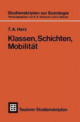 bokomslag Klassen, Schichten, Mobilitt