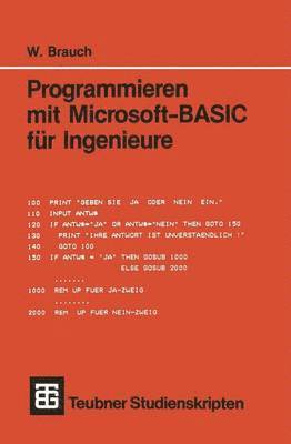 bokomslag Programmieren mit Microsoft-BASIC fr Ingenieure