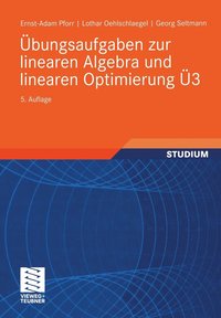 bokomslag bungsaufgaben zur linearen Algebra und linearen Optimierung 3