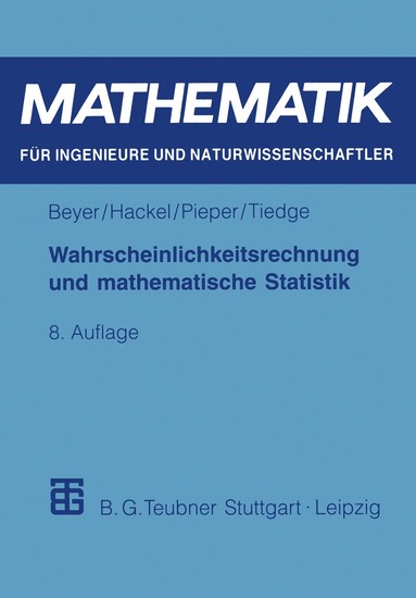 bokomslag Wahrscheinlichkeitsrechnung und mathematische Statistik