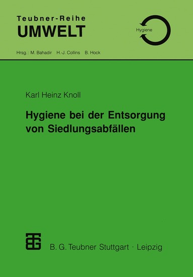 Hygiene bei der Entsorgung von Siedlungsabfällen, Häftad