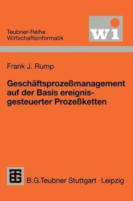 bokomslag Geschftsprozemanagement auf der Basis ereignisgesteuerter Prozeketten