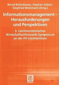 bokomslag Informationsmanagement  Herausforderungen und Perspektiven