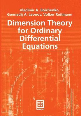 Dimension Theory for Ordinary Differential Equations 1