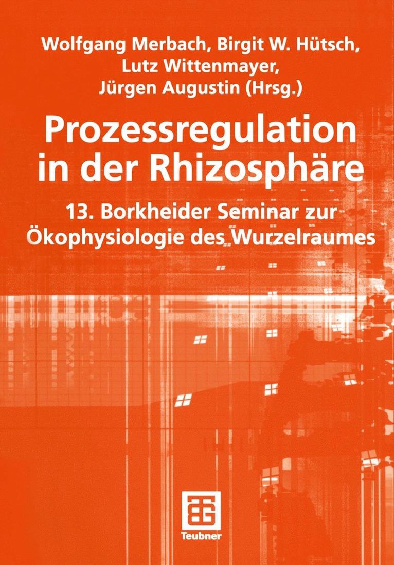 Wolfgang Merbach, Birgit Hütsch, Lutz Wittenmayer, Jürgen Augustin, Birgit Hutsch - Prozessregulation in der Rhizosphäre, Häftad