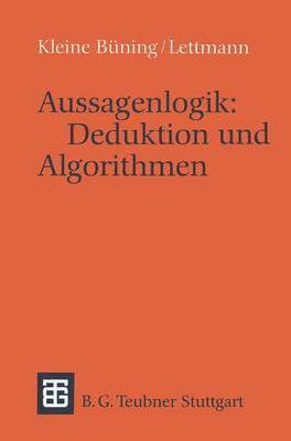 bokomslag Aussagenlogik: Deduktion und Algorithmen