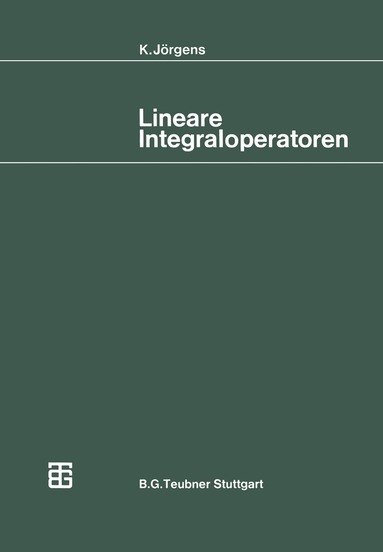 Lineare Integraloperatoren, Häftad