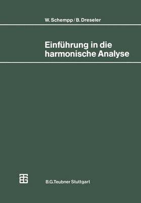 bokomslag Einfhrung in die harmonische Analyse