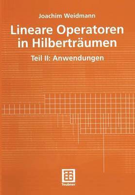 bokomslag Lineare Operatoren in Hilbertrumen