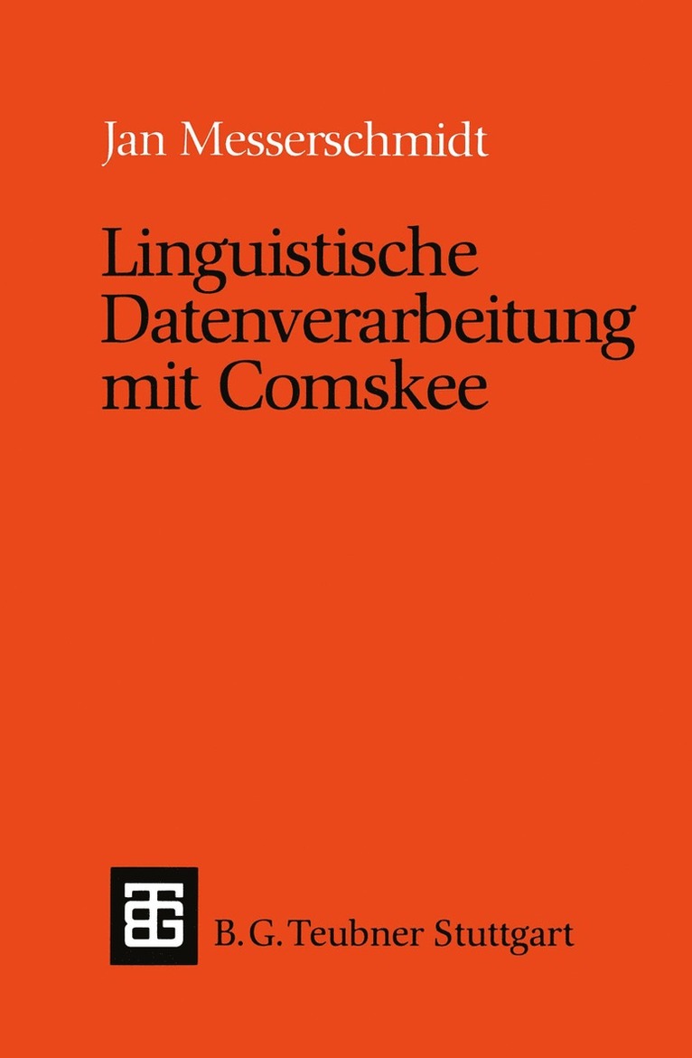 Linguistische Datenverarbeitung mit Comskee 1