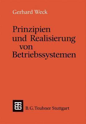 bokomslag Prinzipien und Realisierung von Betriebssystemen