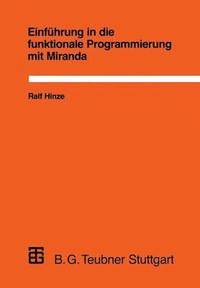 bokomslag Einfhrung in die funktionale Programmierung mit Miranda