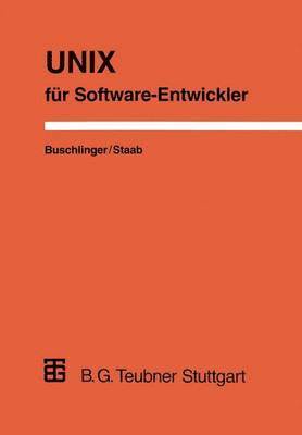 bokomslag UNIX fr Software-Entwickler